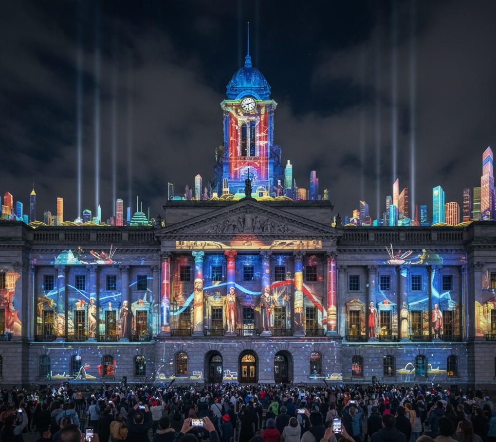 プロジェクションマッピング概要イメージ